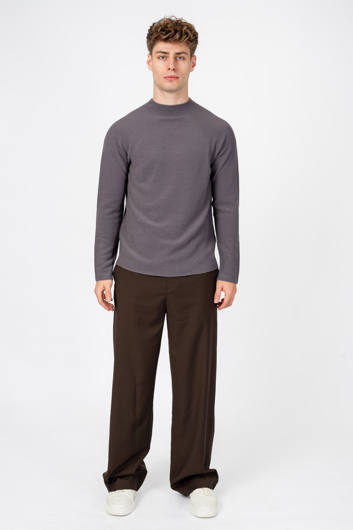 NNIstudio - MARLENE Hose Wool - Chocolate Brown - XS -