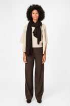 NNIstudio - MARLENE Hose Wool - Chocolate Brown - XS -