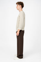NNIstudio - MARLENE Hose Wool - Chocolate Brown - XS -