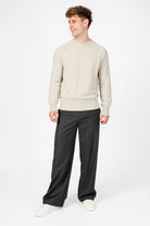 NNIstudio - MARLENE Hose Wool Striped - Anthracite Melange | Striped - XS -