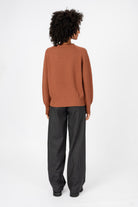 NNIstudio - MARLENE Hose Wool Striped - Anthracite Melange | Striped - XS -