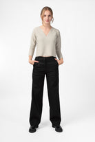 NNIstudio - MARLENE LEINEN 2.0 Hose - Phantom Black - XXS - 