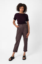 NNIstudio - NECKLINE Shirt - Blackberry Purple - XS - 