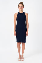 NNIstudio - NECKLINE Strick-Kleid - Moss Green - XS -