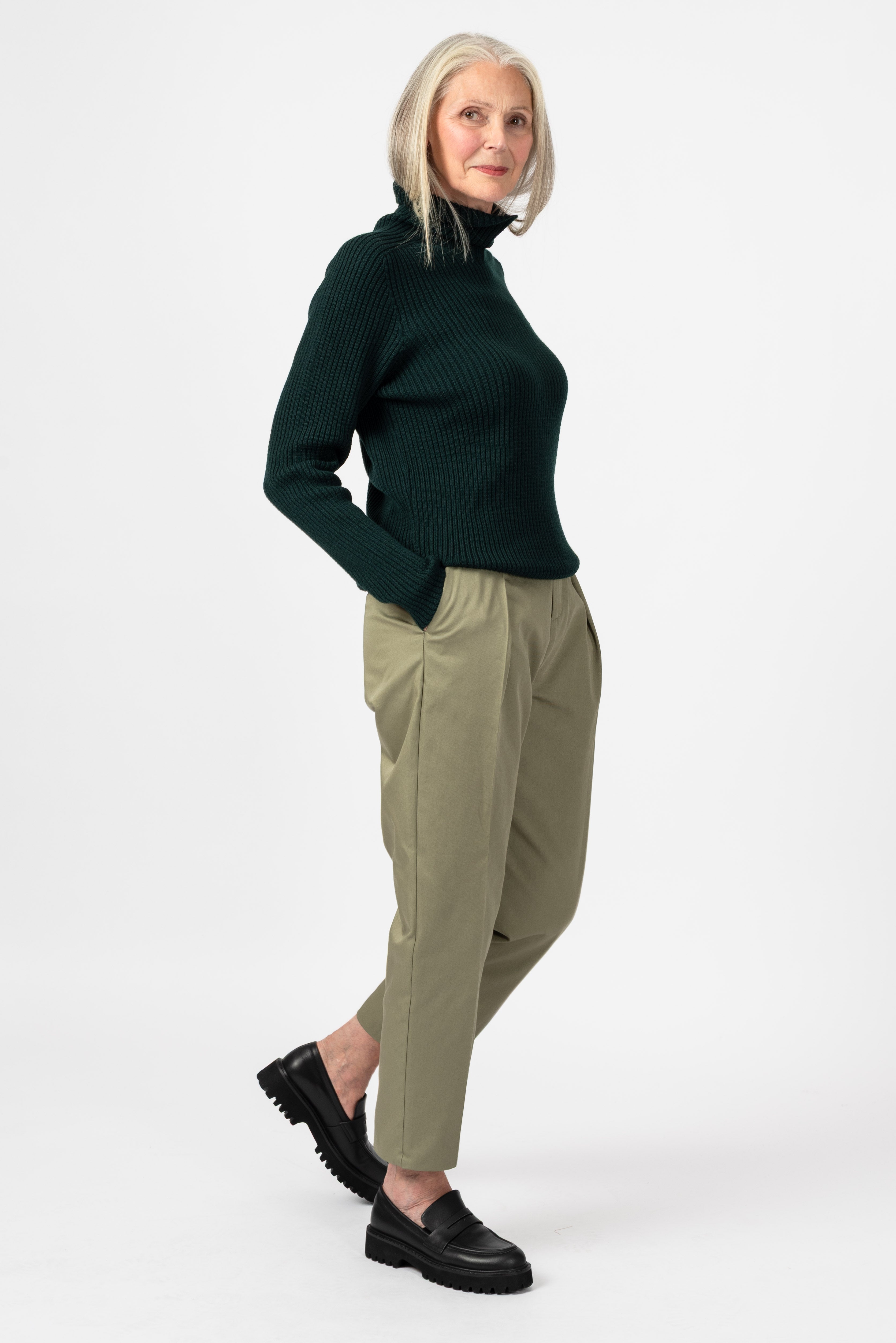 NNIstudio - O - SHAPE Hose Cotton - Oyster Grey - XS - 