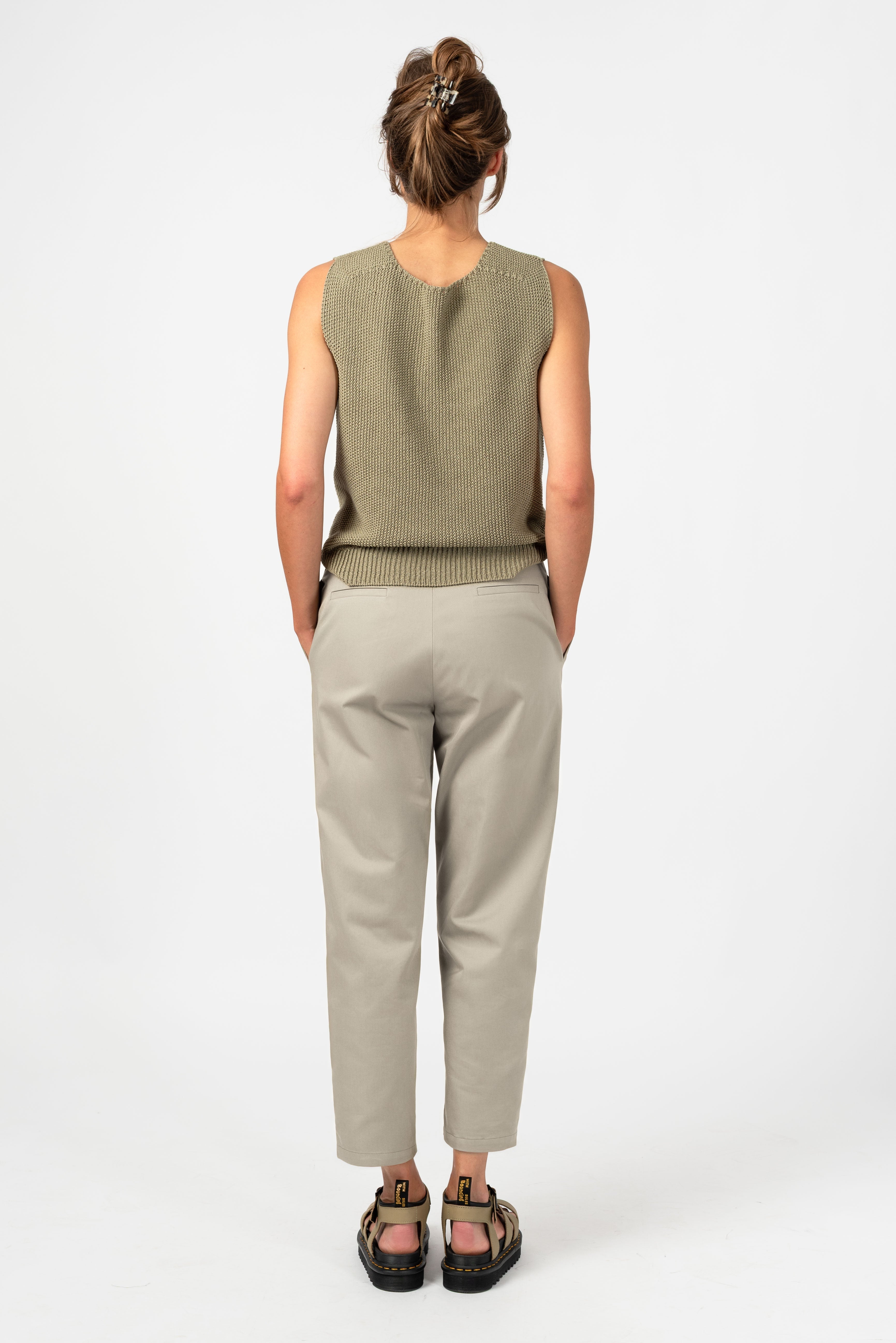NNIstudio - O - SHAPE Hose Cotton - Oyster Grey - XS - 