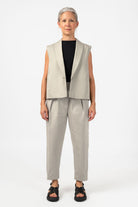 NNIstudio - O - SHAPE Hose Cotton - Oyster Grey - XS - 