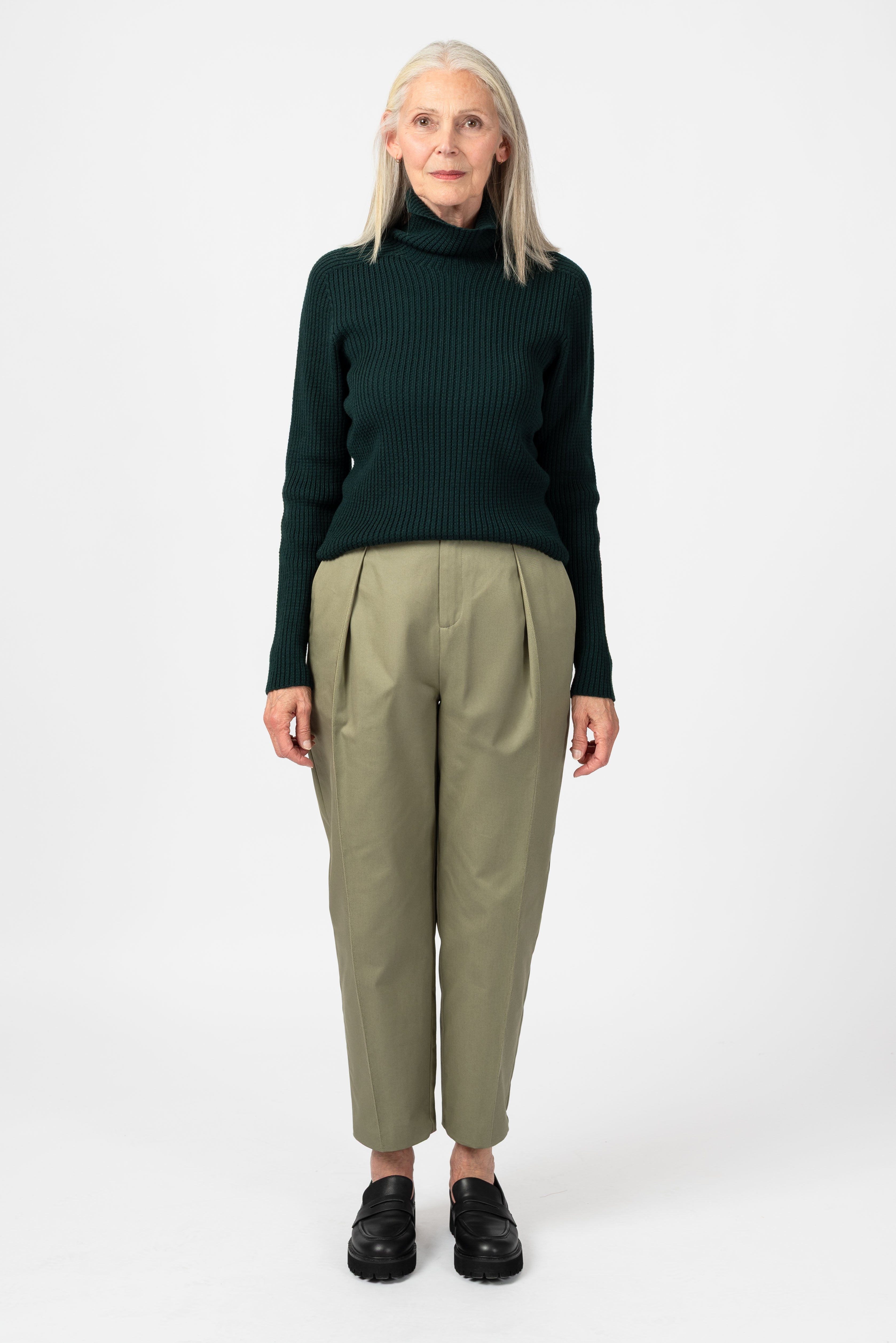 NNIstudio - O - SHAPE Hose Cotton - Slate Green - XS - 