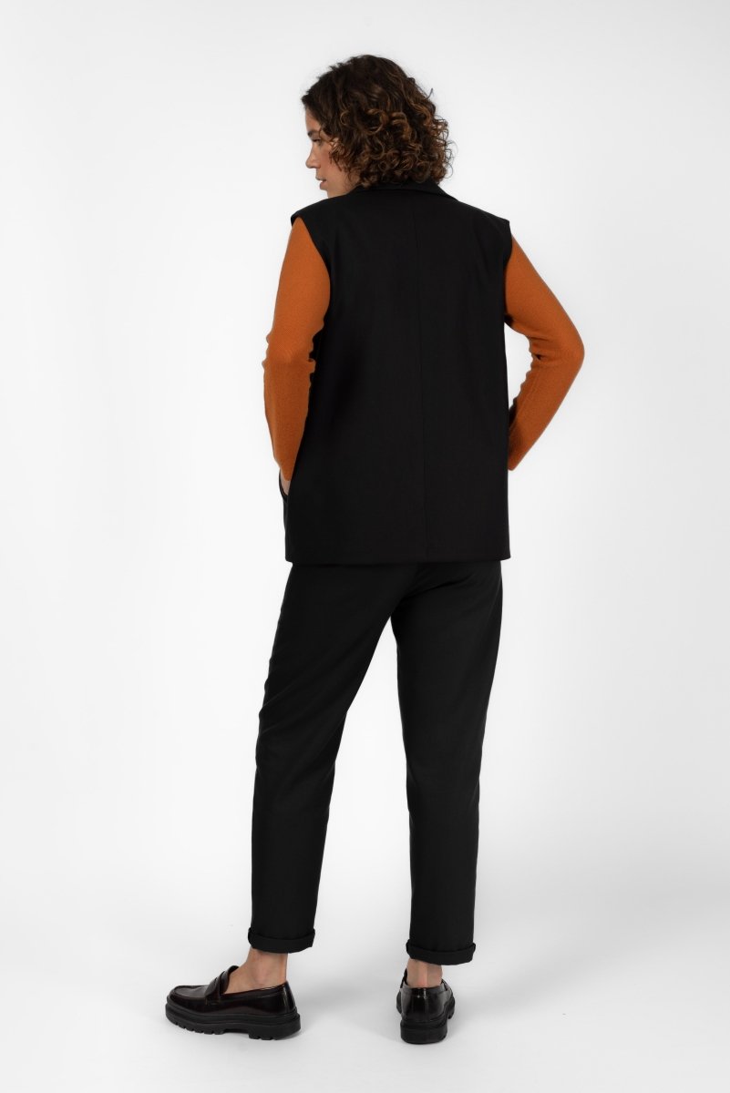 NNIstudio - OFFICE 2.0 Hose COTTON - Schwarz - XXS - 