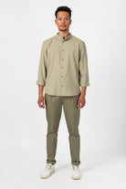 NNIstudio - OFFICE 2.0 Hose Unisex - Slate Green - XS - 