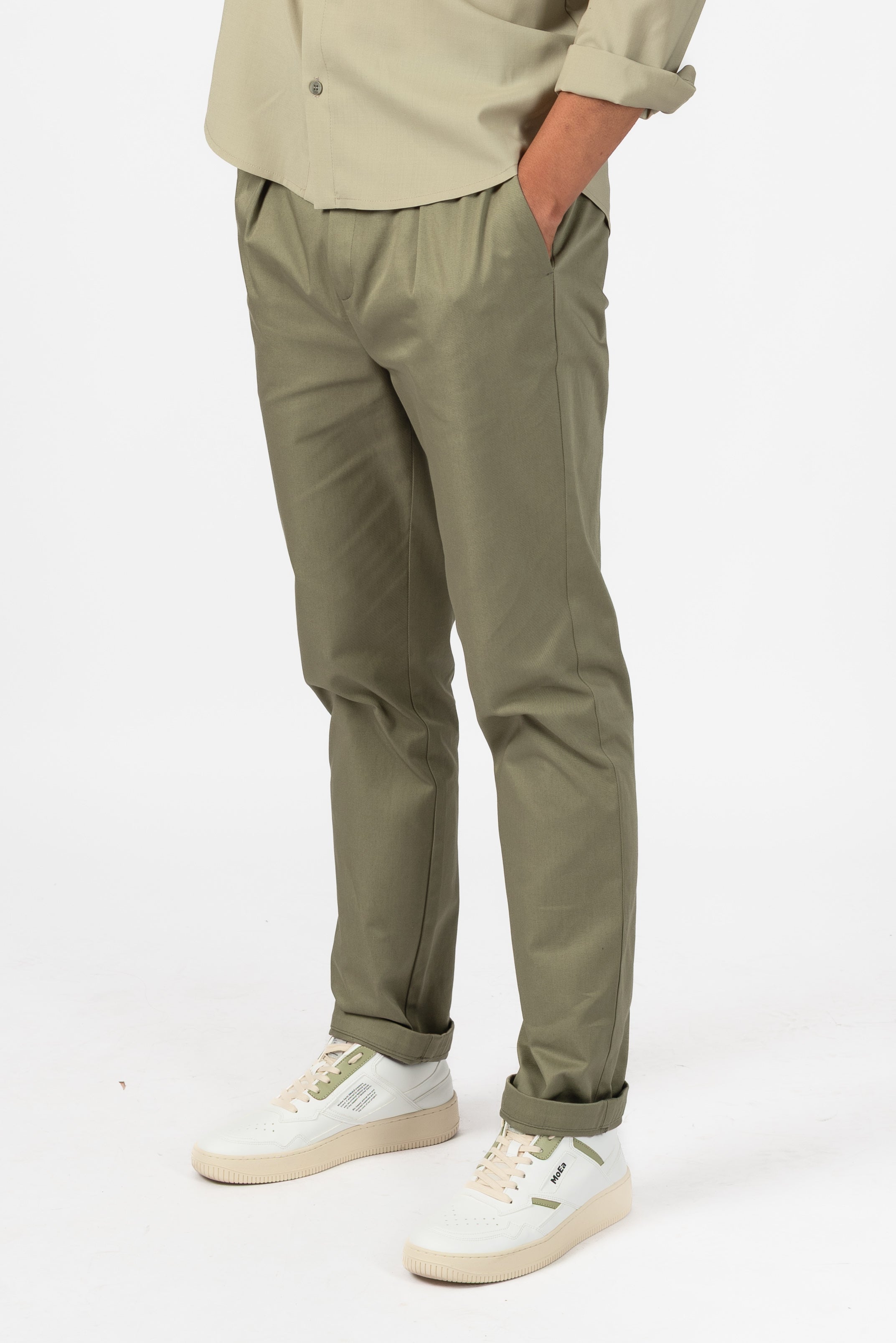 NNIstudio - OFFICE 2.0 Hose Unisex - Slate Green - XS - 