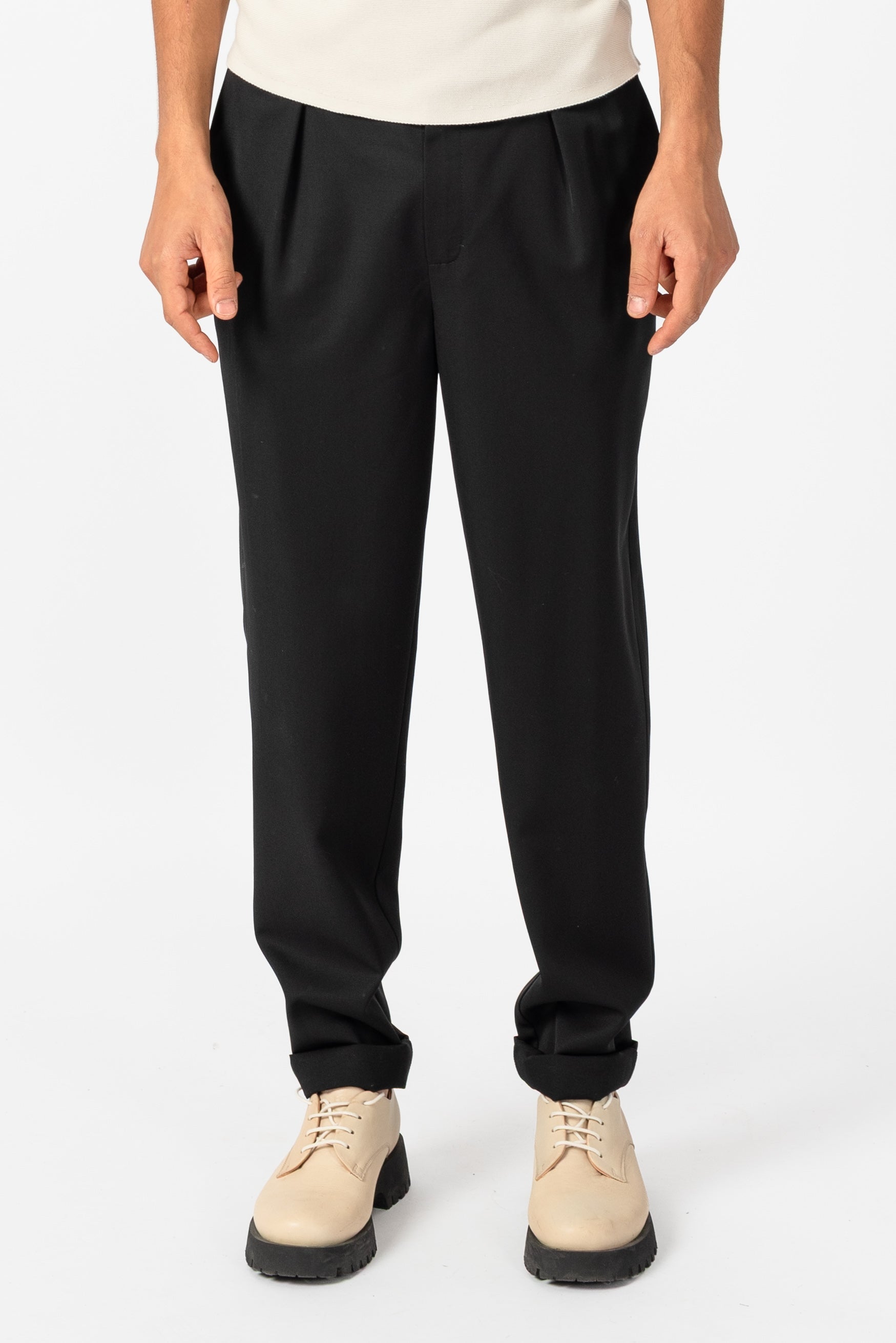 NNIstudio - OFFICE 2.0 Hose Wool Low - Phantom Black - XS -