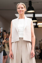 NNIstudio - OFFICE 2.0 Weste Wool - Frosted Almond - XS/S -