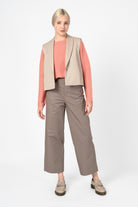 NNIstudio - OFFICE 2.0 Weste Wool - Frosted Almond - XS/S - 
