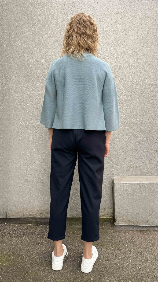 NNIstudio - OFFICE Hose 7/8 COOLWOOL Female _ too good to go - Dunkelblau - XS/S - 