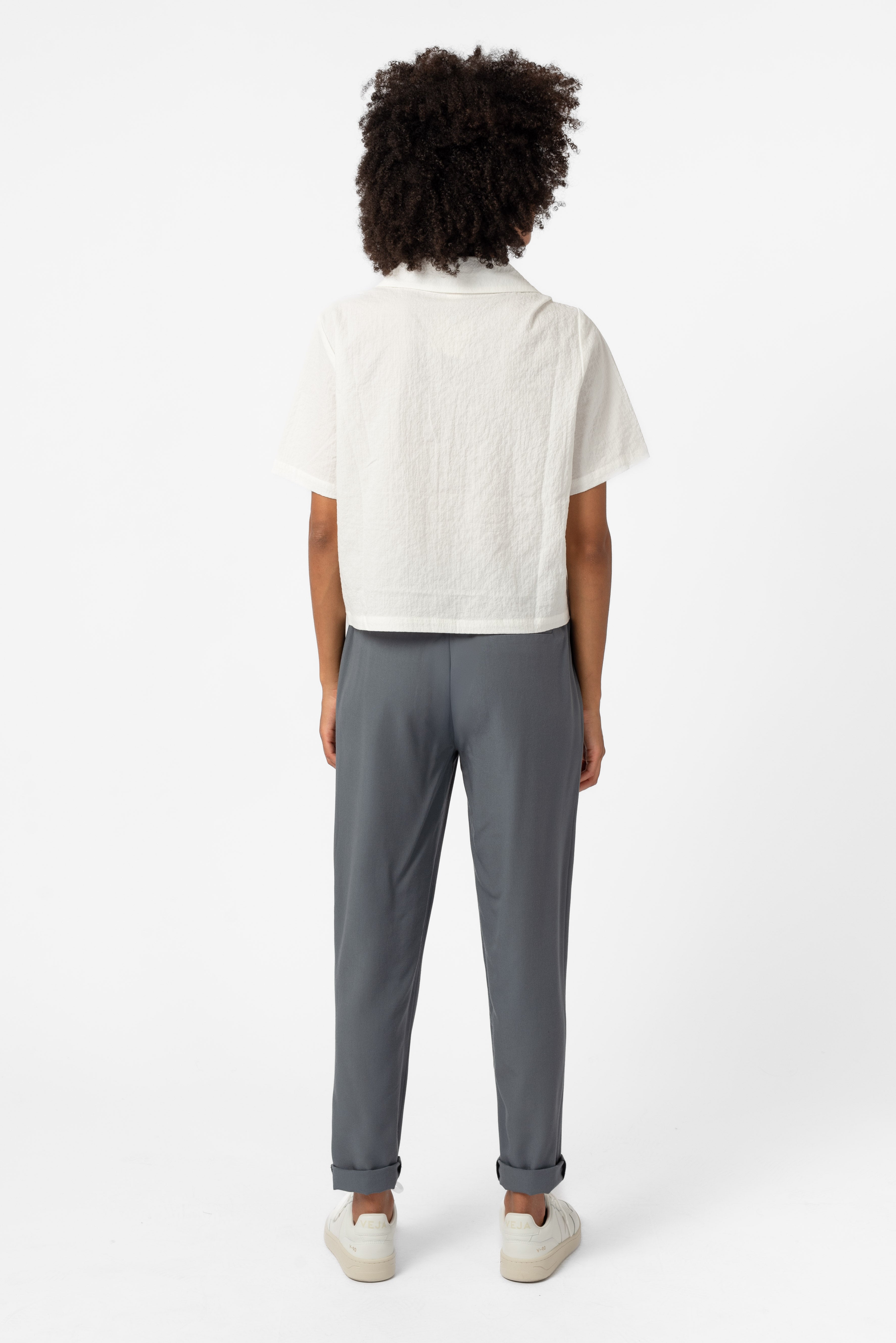 NNIstudio - OFFICE Hose COOLWOOL Female - Anthrazit - XXS - 