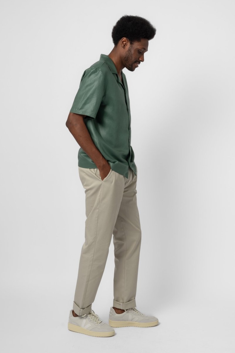NNIstudio - OFFICE Hose COTTON Male - Olive - XS - 