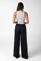 NNIstudio - PALAZZO Hose - Schwarz - XS - 