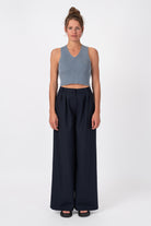 NNIstudio - PALAZZO Hose Wool - Ombre Blue - S - 