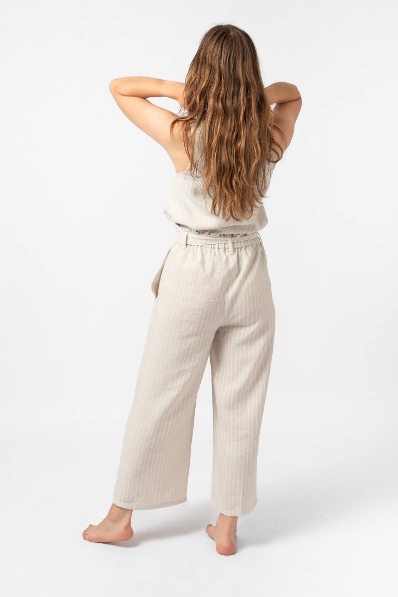 NNIstudio - PAPERBAG LEINEN Culotte - Undyed - XS - 