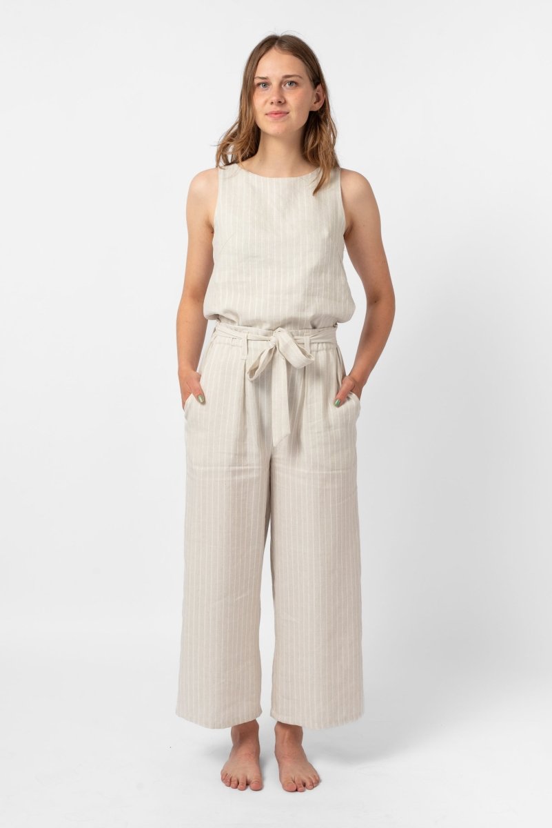 NNIstudio - PAPERBAG LEINEN Culotte - Undyed - XS - 