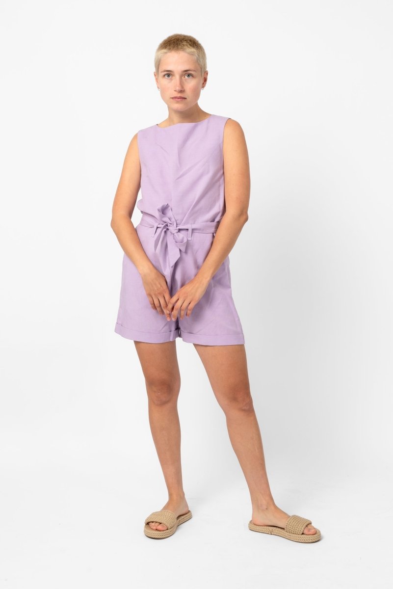 NNIstudio - PIN Kurzoverall - lila - XXS - 
