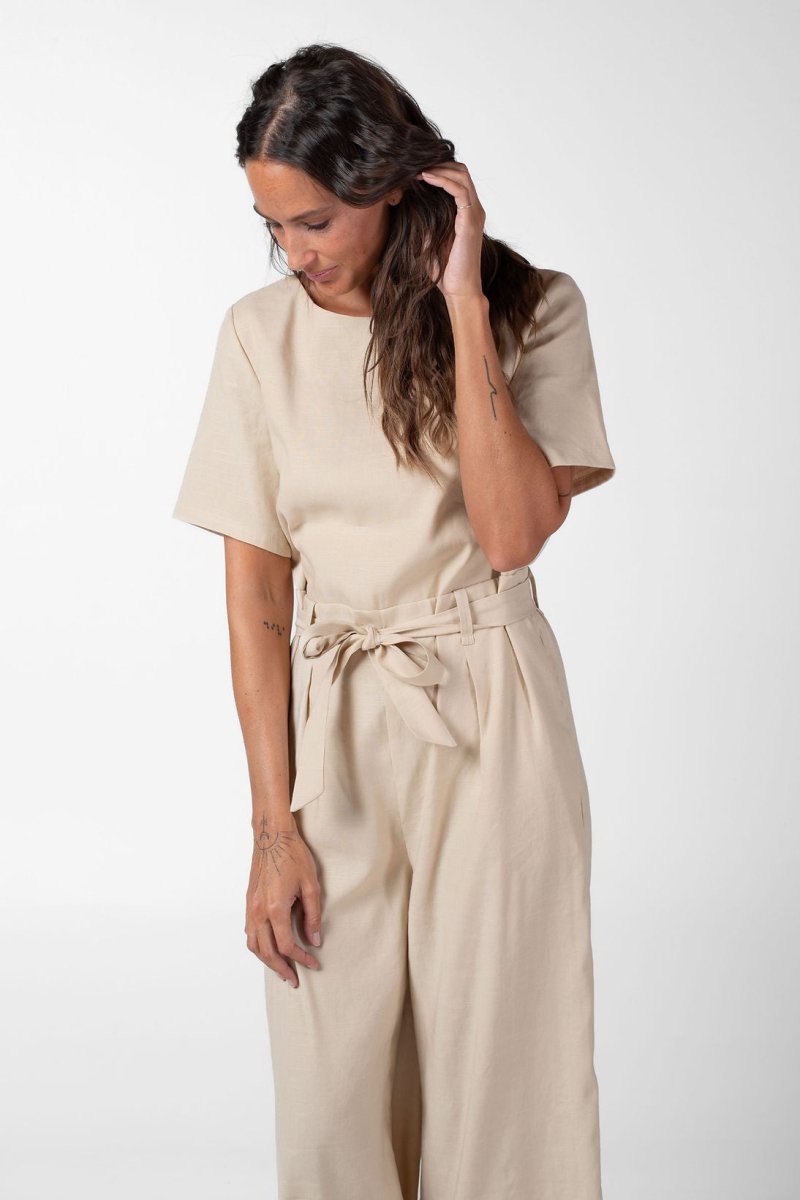 NNIstudio - PLAIN Overall - Sand - XXS - 