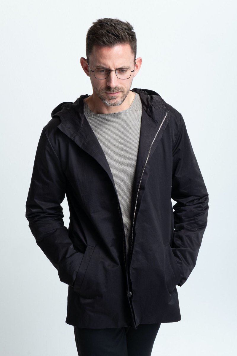 NNIstudio - RAINCOAT Male - Schwarz - XS - 