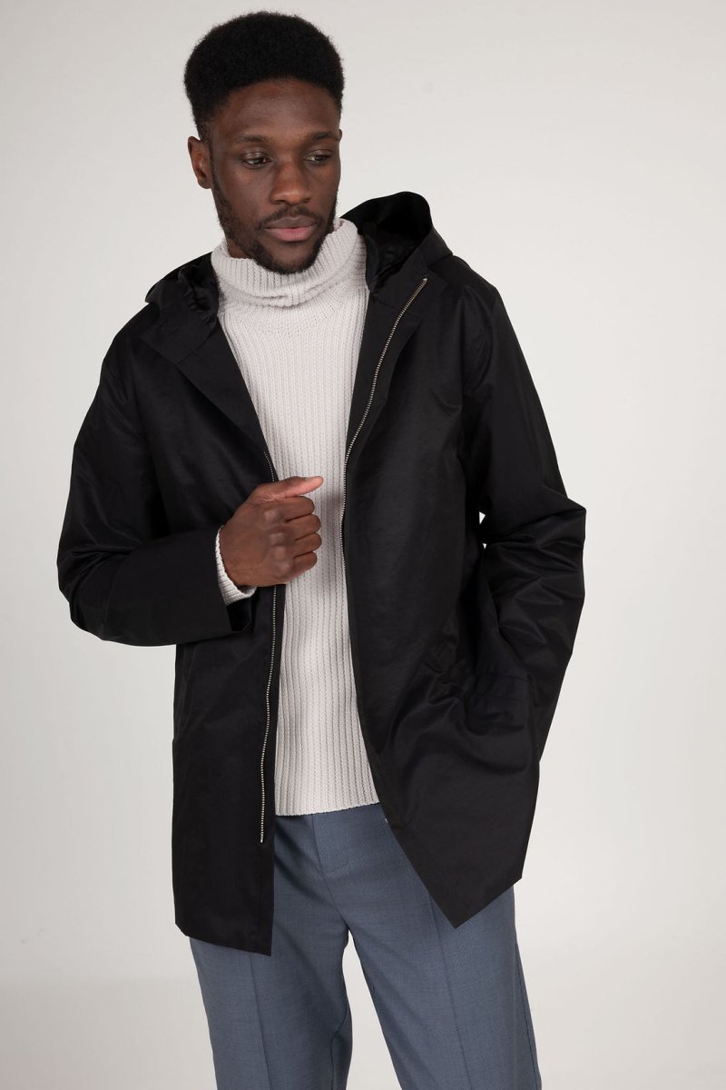 NNIstudio - RAINCOAT Male - Schwarz - XS - 