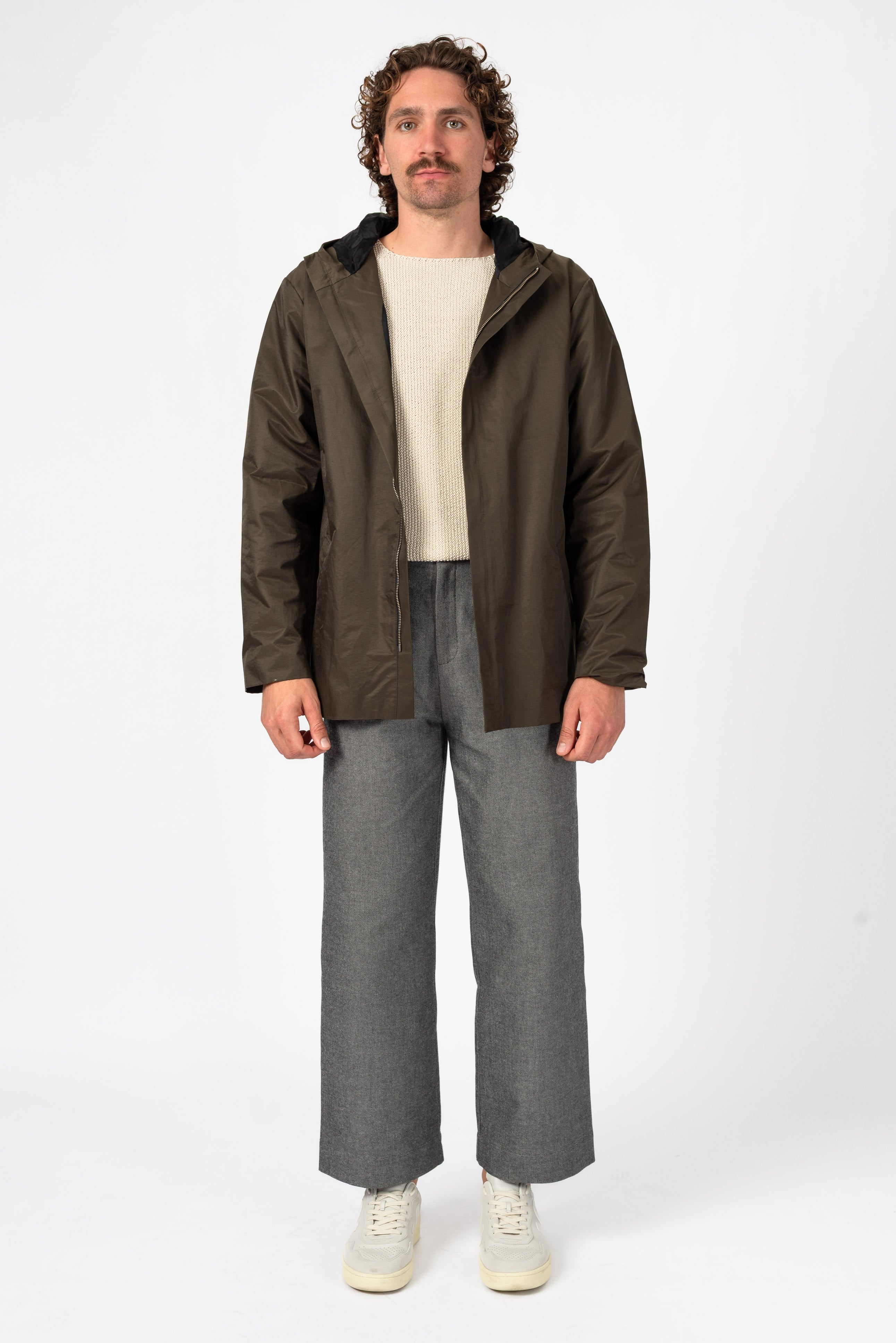 NNIstudio - RAINCOAT - Stone Grey - XS - 