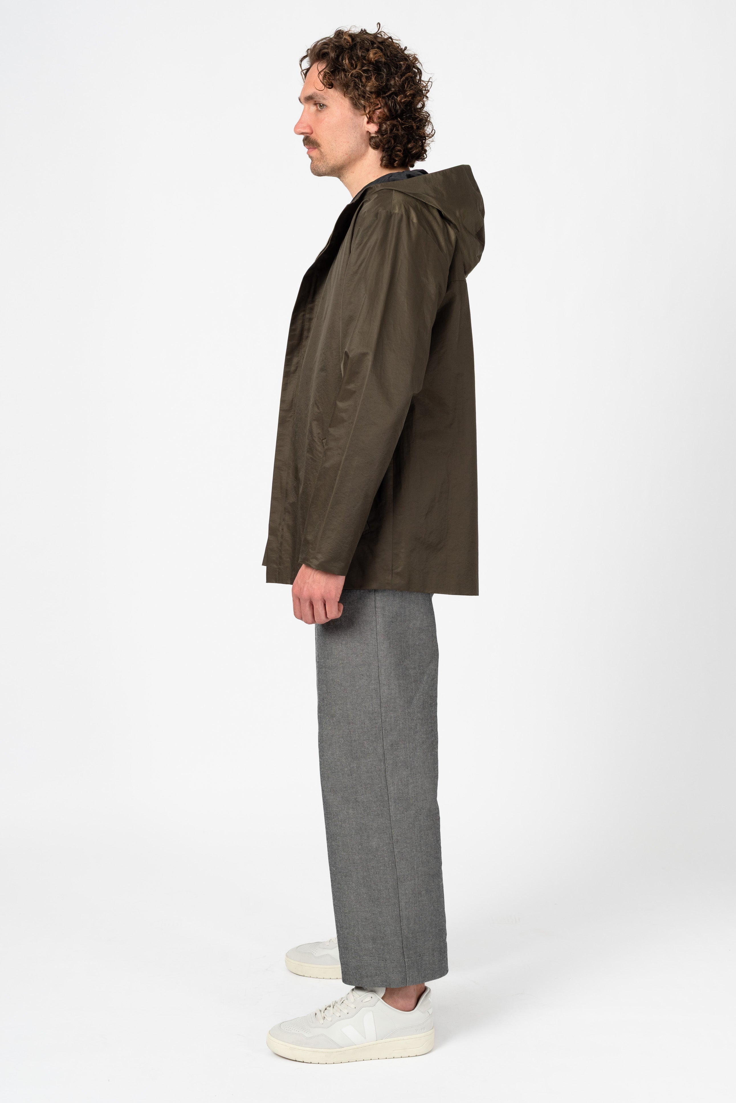 NNIstudio - RAINCOAT - Stone Grey - XS - 