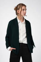 NNIstudio - RICE 3.0 Strickjacke - Dark Green - XS - 