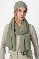 NNIstudio - RICE Stola Unisex - Pale Green - ONESIZE - 