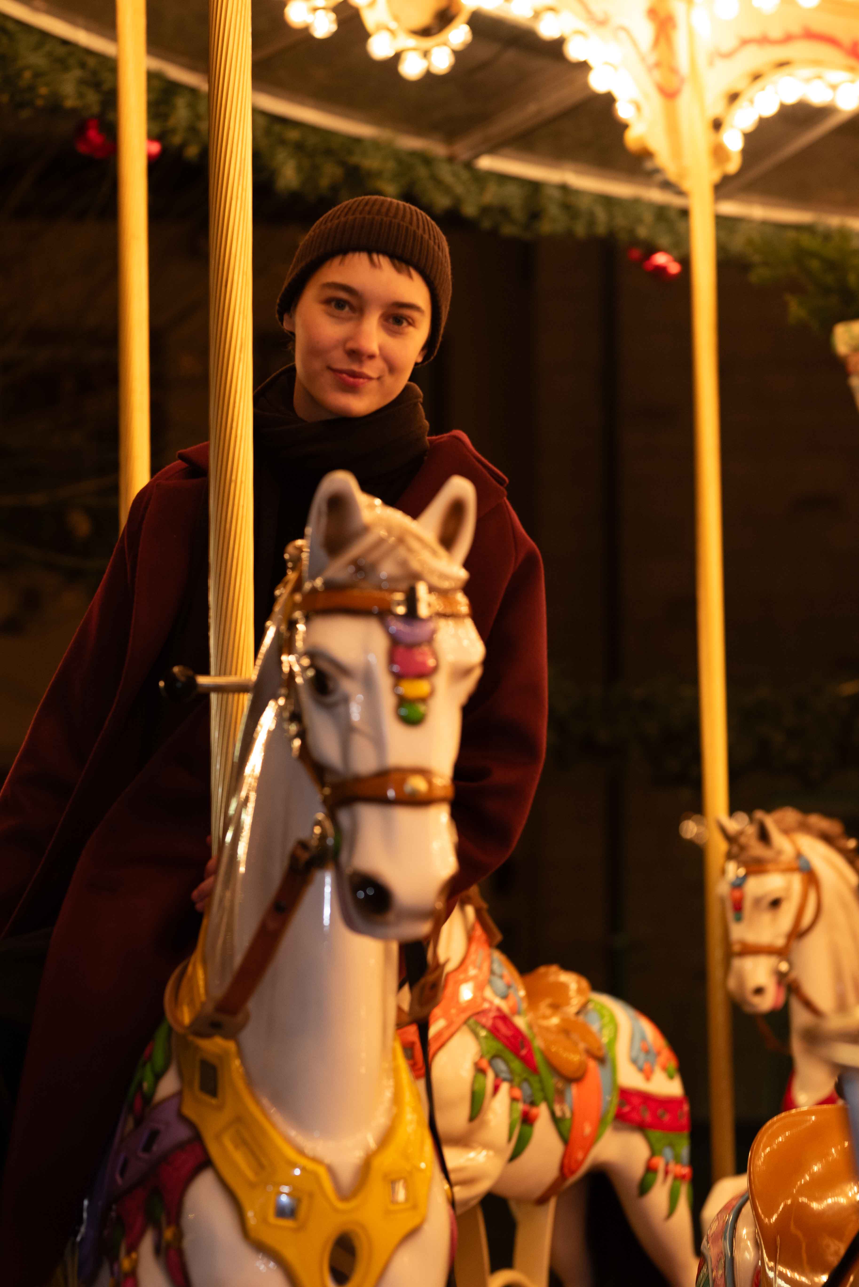 NNIstudio - RICE Stola x CLASSIC Beanie Set - Birch Melange - Birch Melange - 