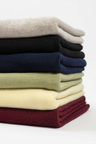 NNIstudio - RICE Strick - Stola - Birch Melange - 