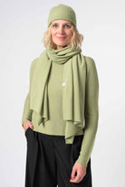 NNIstudio - RICE Strick - Stola - Chocolate Brown - 