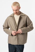 NNIstudio - SHORTCOAT 2.0 Wool Jacke - Olive Drab - XS - 