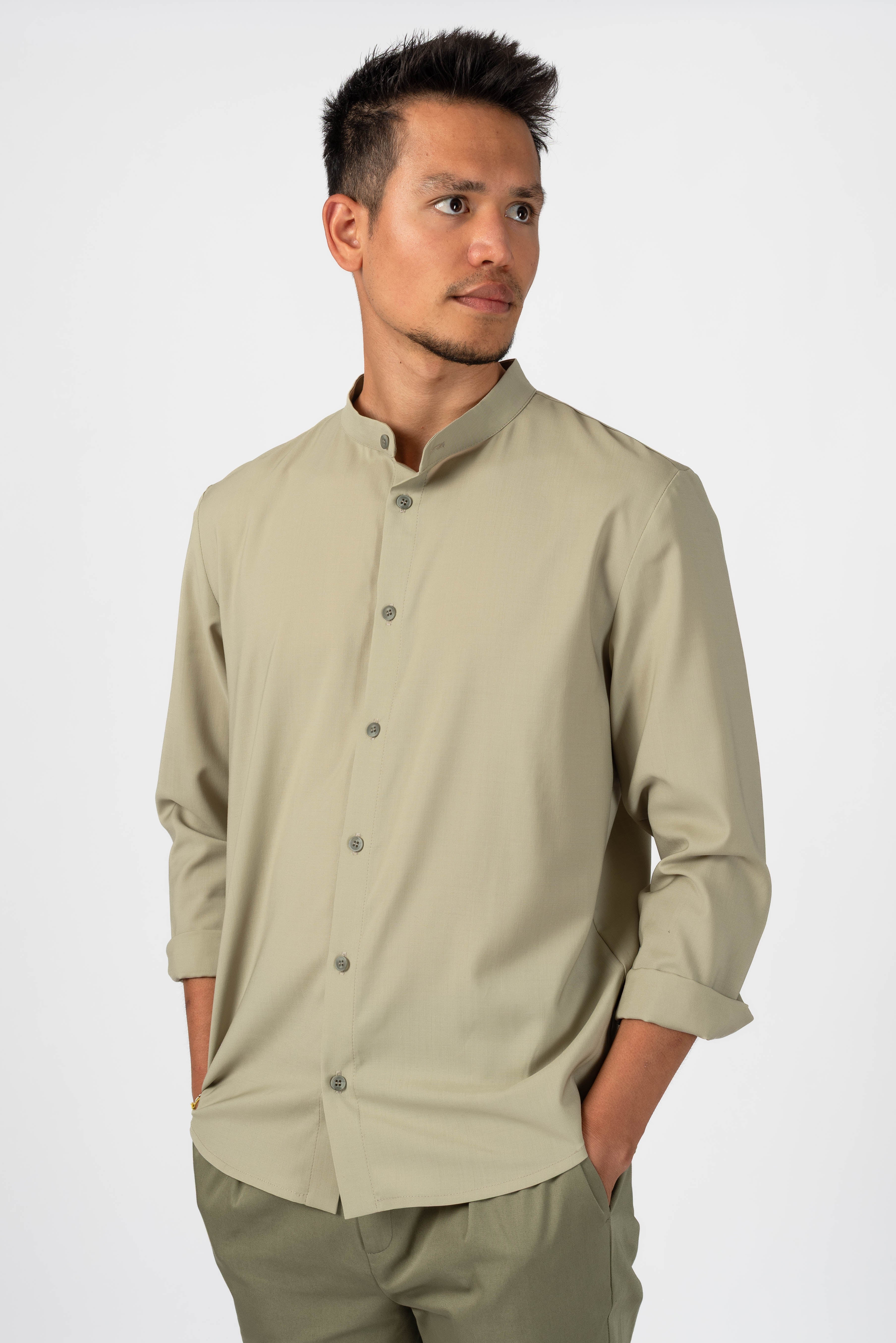 NNIstudio - SLEEK Hemd 2.0 Unisex - Phantom Black - S - 