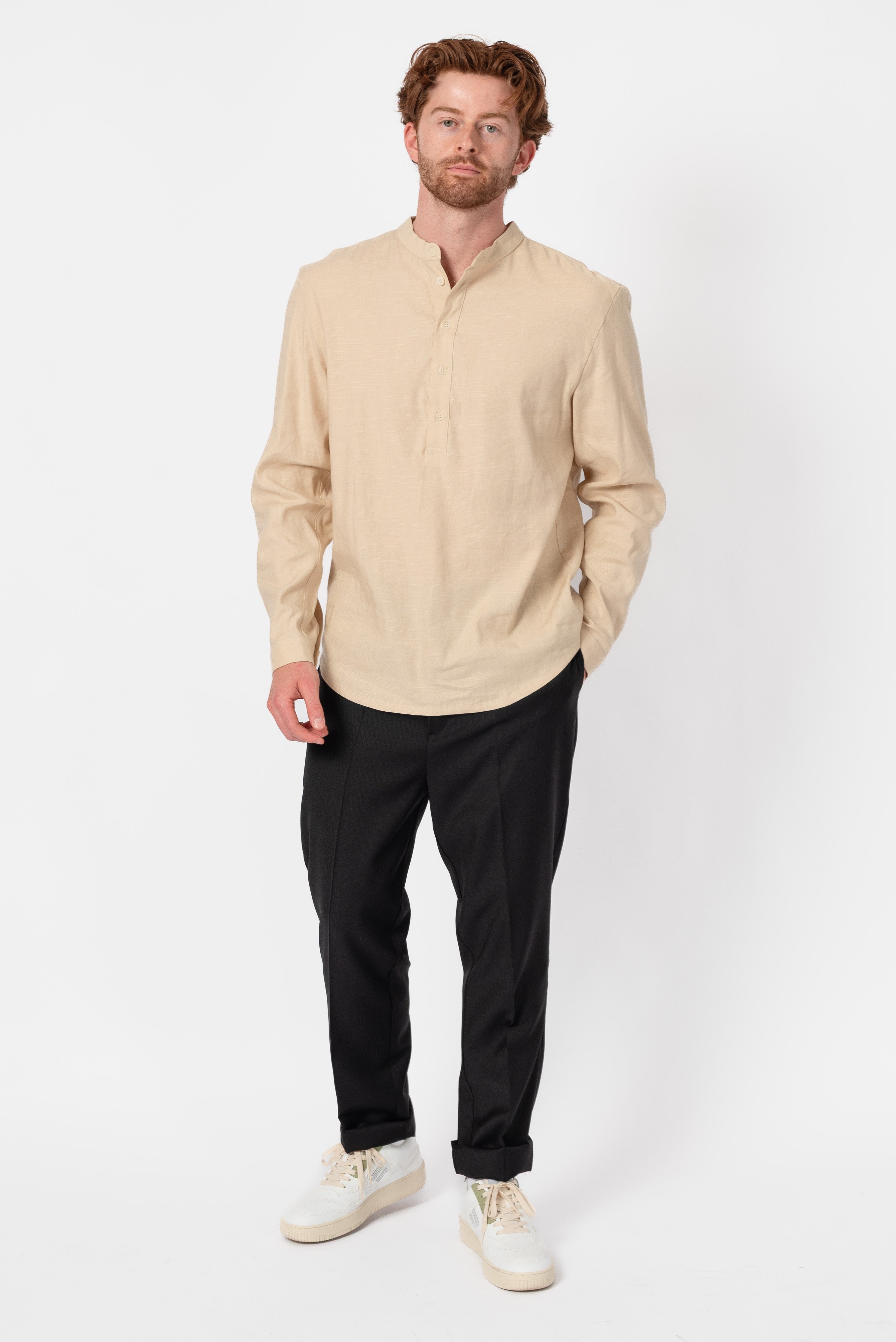 NNIstudio - SLEEK Hemd - Sage Green - XS - 