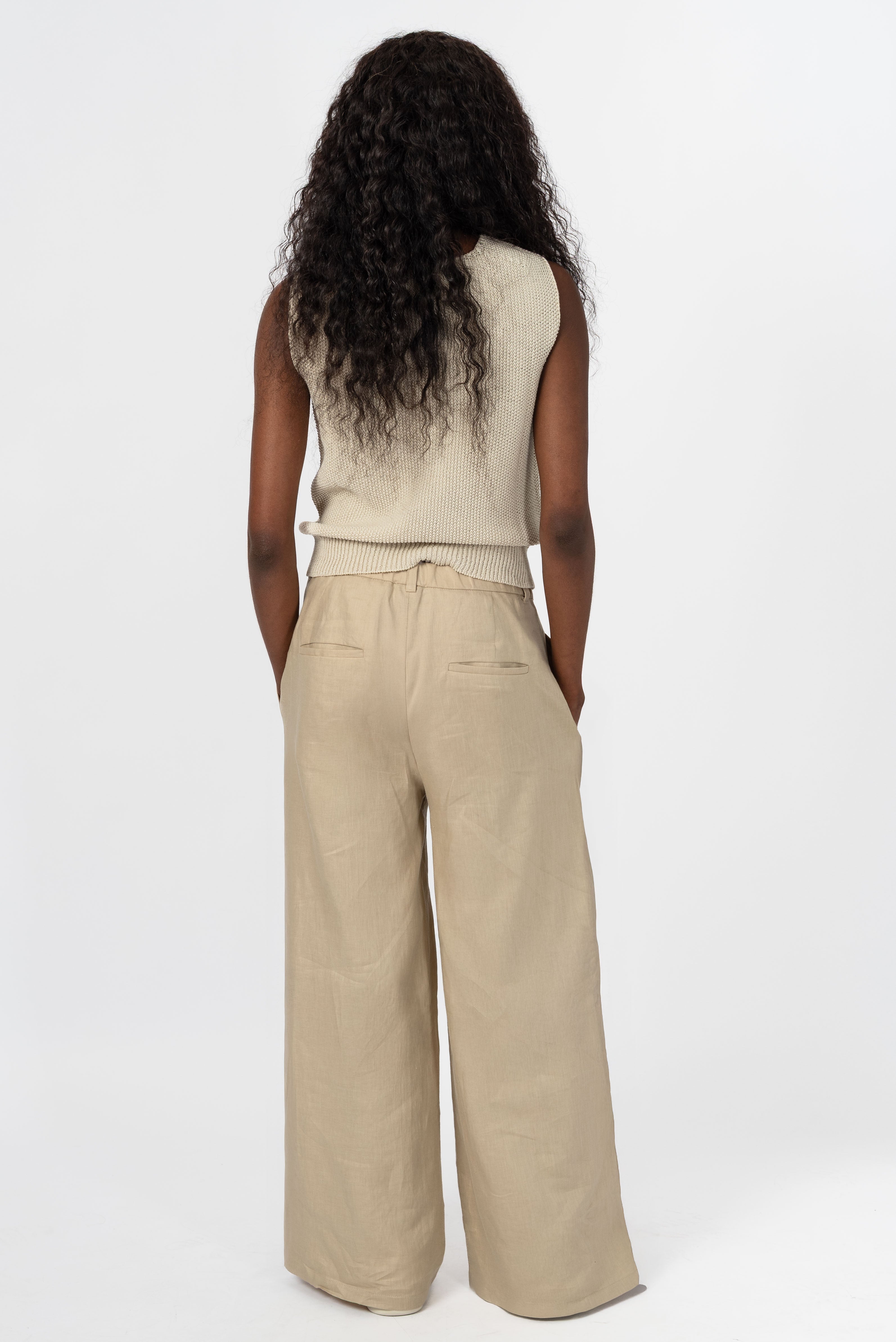 NNIstudio - SPAZIO Hose Leinen - India Blue - XS - 