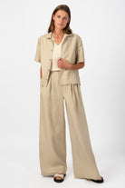 NNIstudio - SPAZIO Hose Leinen - India Blue - XS - 