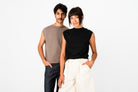 NNIstudio - SQUARE Strick-Pullunder Linen - Dusty Pink - XS -
