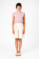 NNIstudio - SQUARE Strick-Pullunder Linen - Dusty Pink - XS -