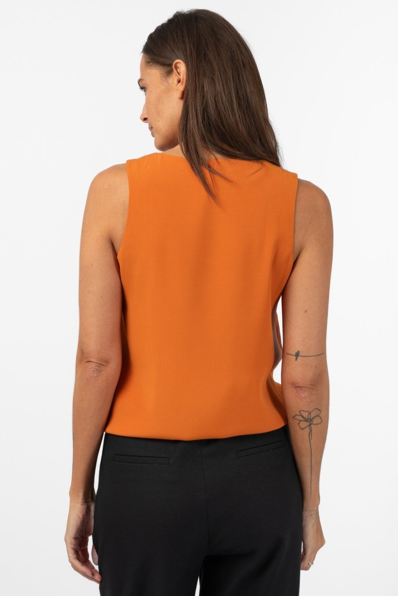 NNIstudio - STRAIGHT 2.0 Top - Orange - XS/S - 