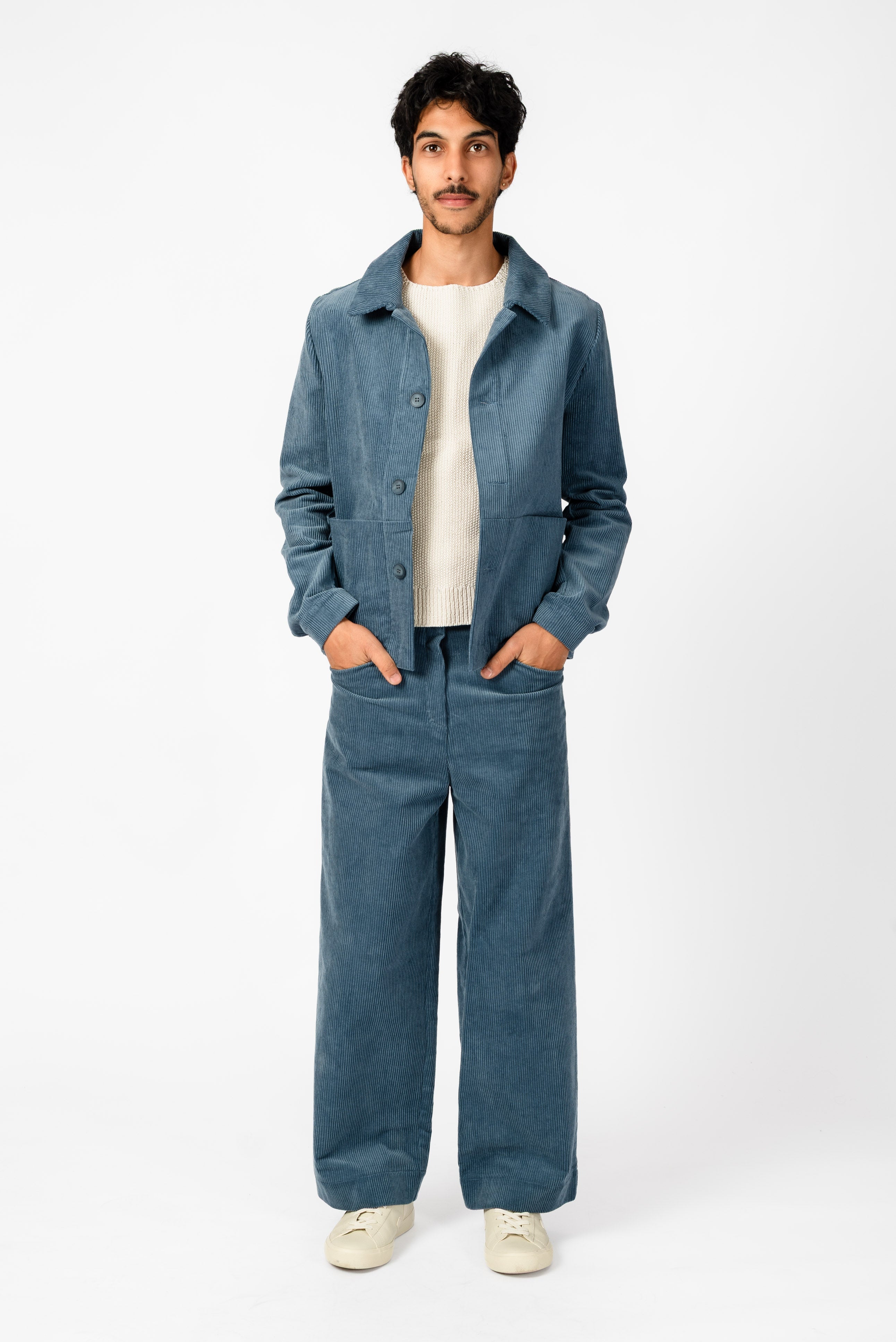 NNIstudio - STRAIGHT Hose Cord 2.0 - Jeans Blue - XS -