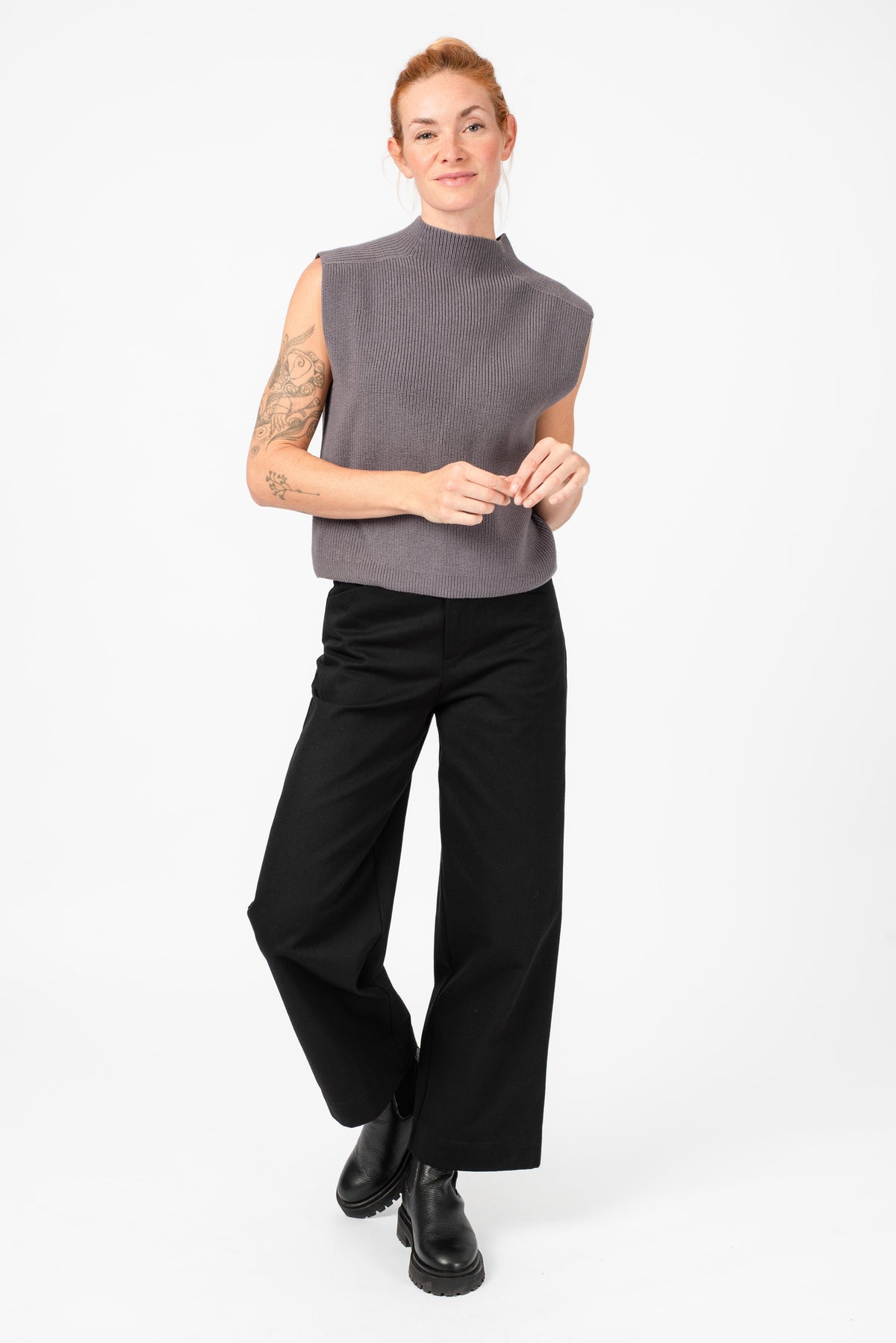 NNIstudio - STRAIGHT Hose Denim - Dark Navy - XS -