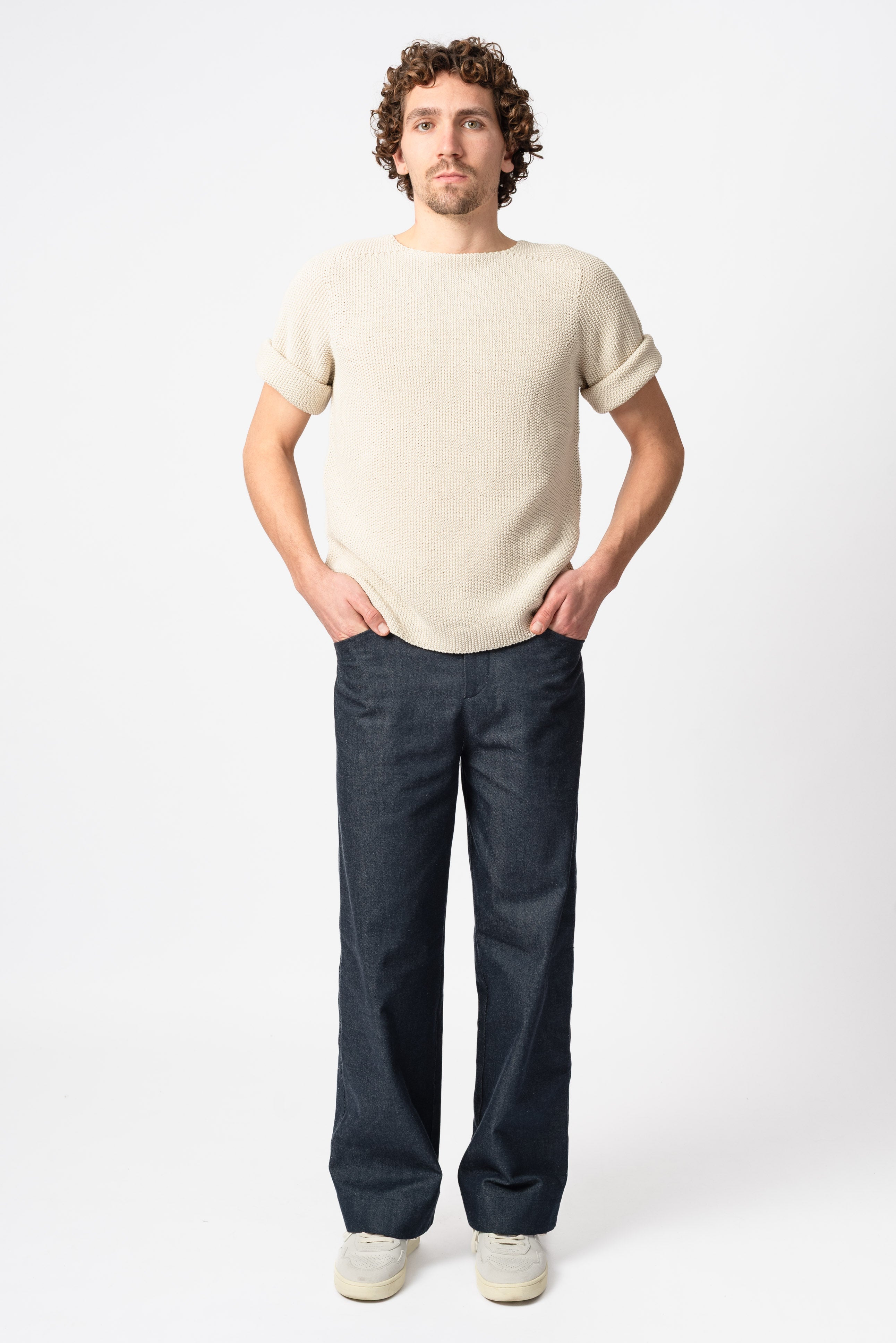 NNIstudio - STRAIGHT Hose Denim - Dark Navy - XS - 