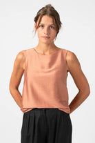 NNIstudio - STRAIGHT Top Silk - Phantom Black - XS - 