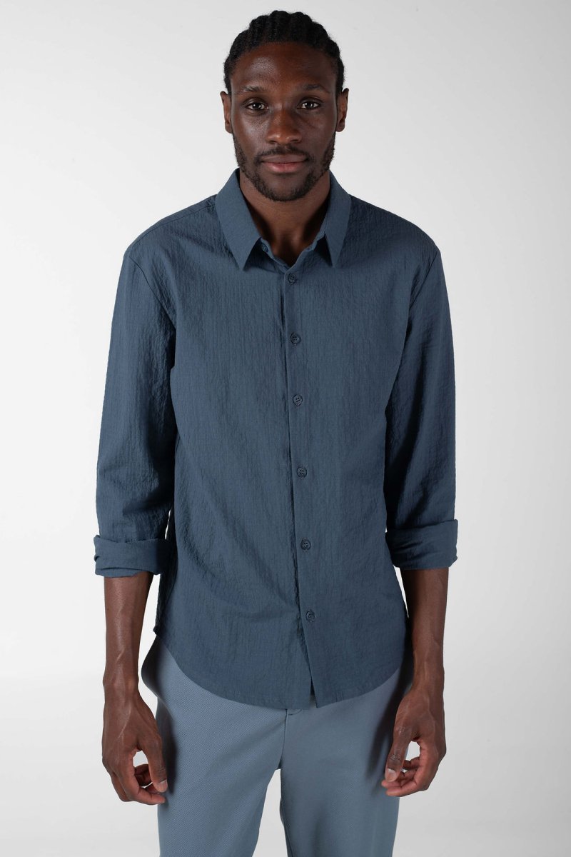 NNIstudio - SUITED Hemd Unisex - Blau - XS -
