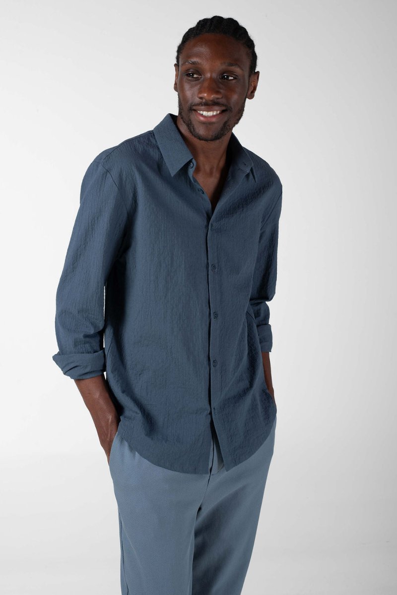 NNIstudio - SUITED Hemd Unisex - Blau - XS -